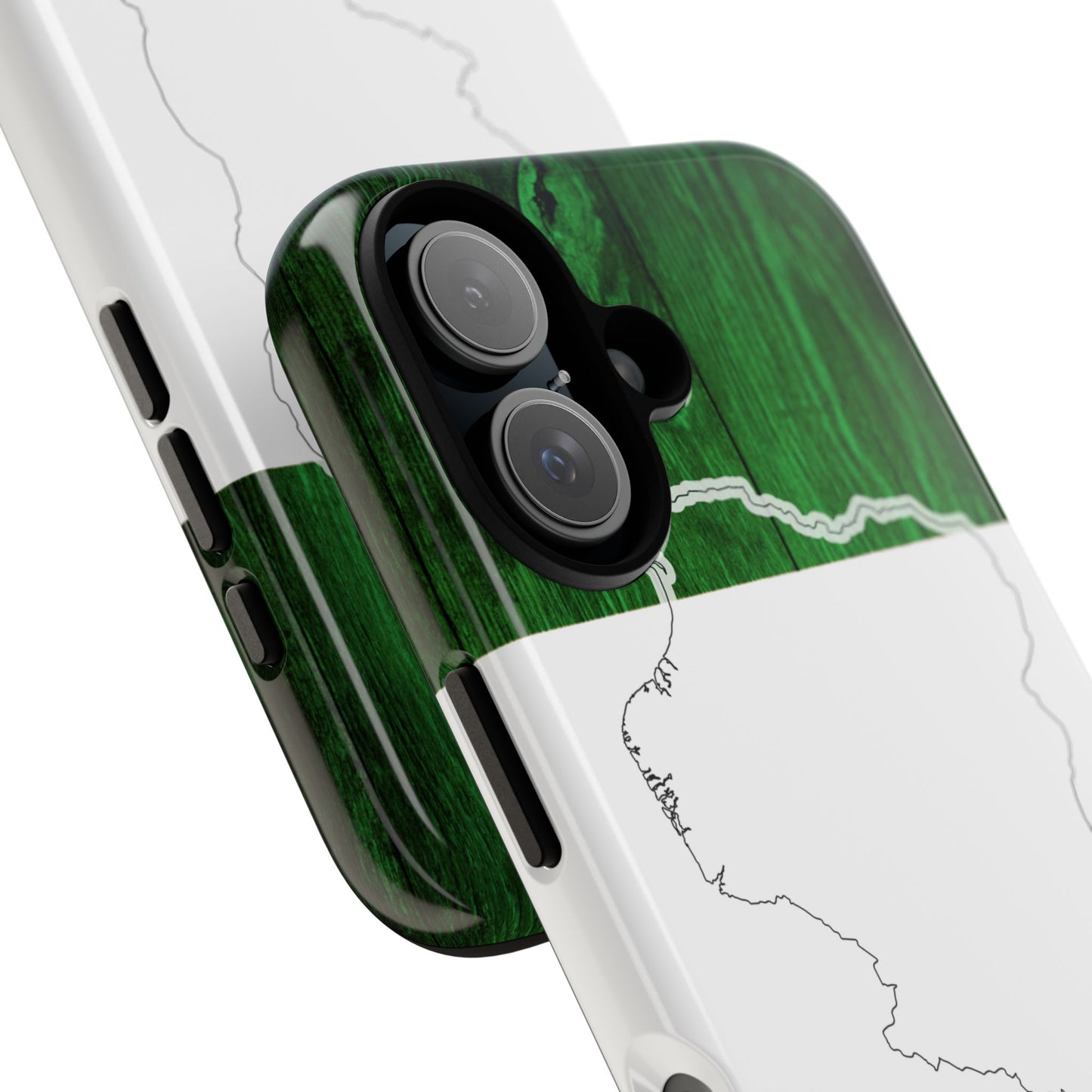 Nigeria Flag Phone Case, African Nation Protective Cover, Nigeria Pride Accessory, Tough Phone Case for Patriots, Nigerian Flag Mobile Case