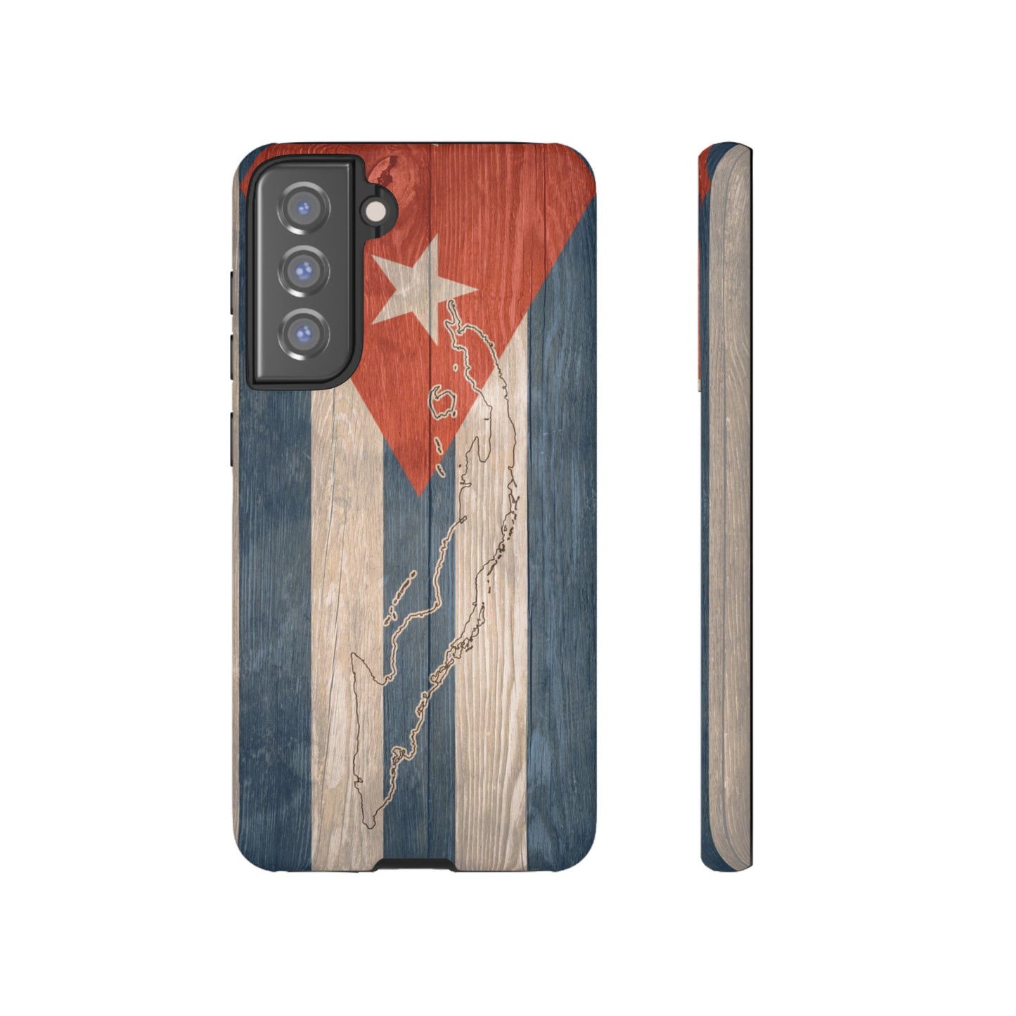 Phone Case Cuban Flag iPhone Case Protective Tough Cover Flag of Cuba Samsung Galaxy Cuban Pride Huawei P40 Lite Hard Plastic Back
