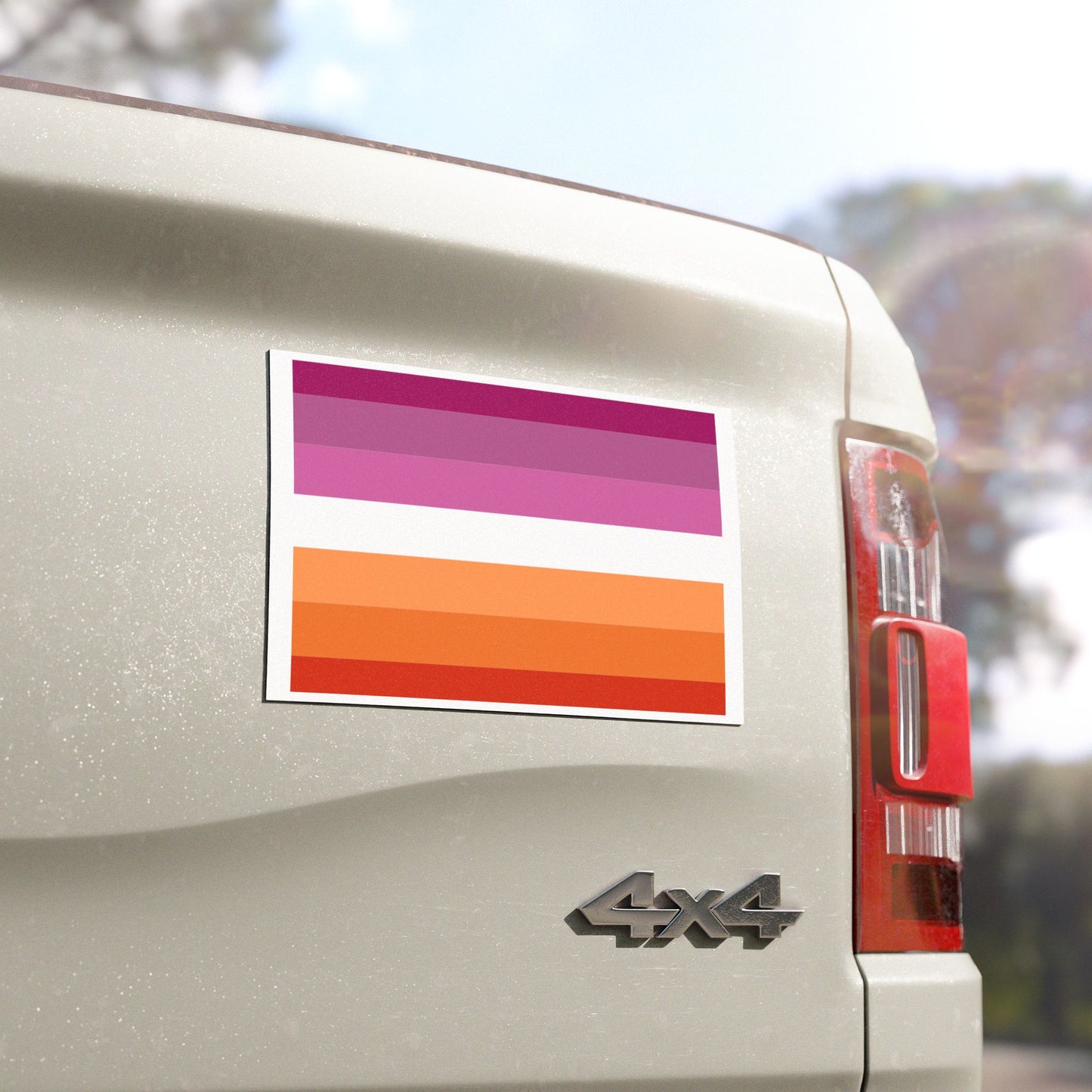 Lesbian Pride Car magnet LGBTQ+ Rainbow Decor Empowerment Poster for Car Inclusivity Gift Idea Gay Pride Outdoor Decor