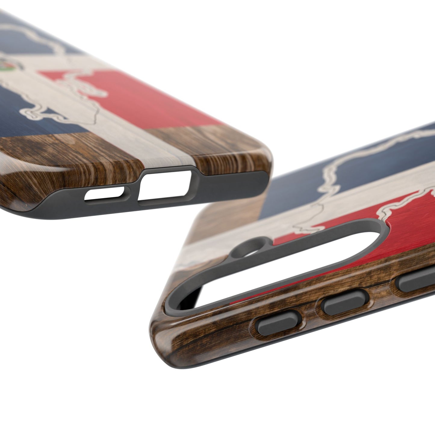 Dominican Republic Flag Phone Map Case Protective Tough Cover Flag of Dominican Pride Hard Plastic Back DR Flag Cover Dominicana