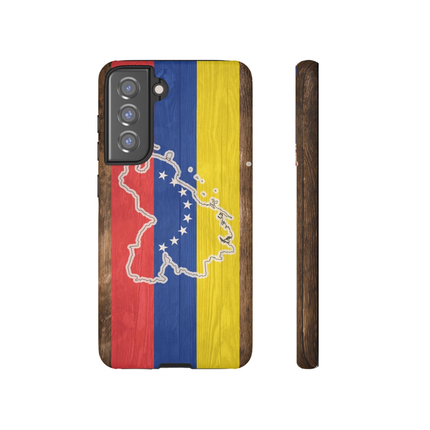 Venezuela Flag Phone Map Case Protective Tough Cover Flag of Venezuela Samsung Venezuelan Pride Hard Plastic Back Venezuela Map Cover