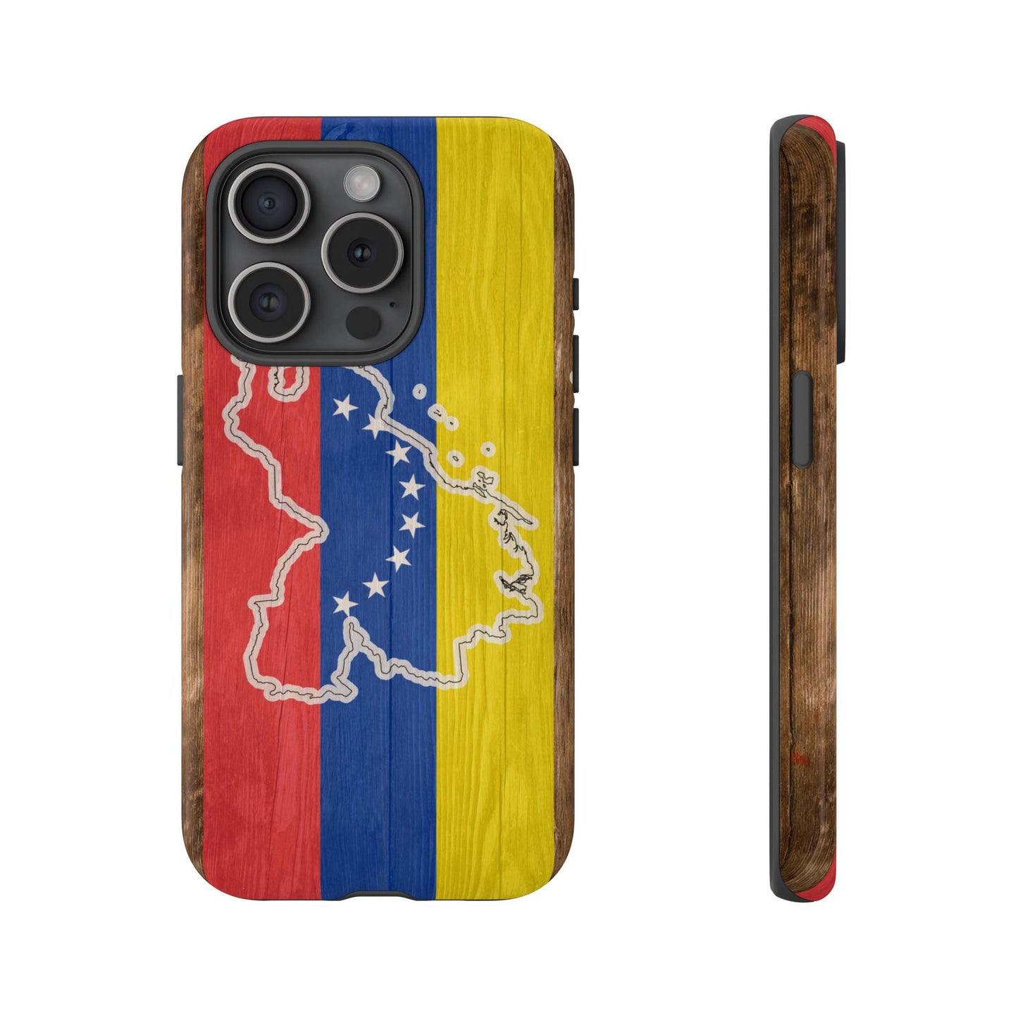 Venezuela Flag Phone Map Case Protective Tough Cover Flag of Venezuela Samsung Venezuelan Pride Hard Plastic Back Venezuela Map Cover
