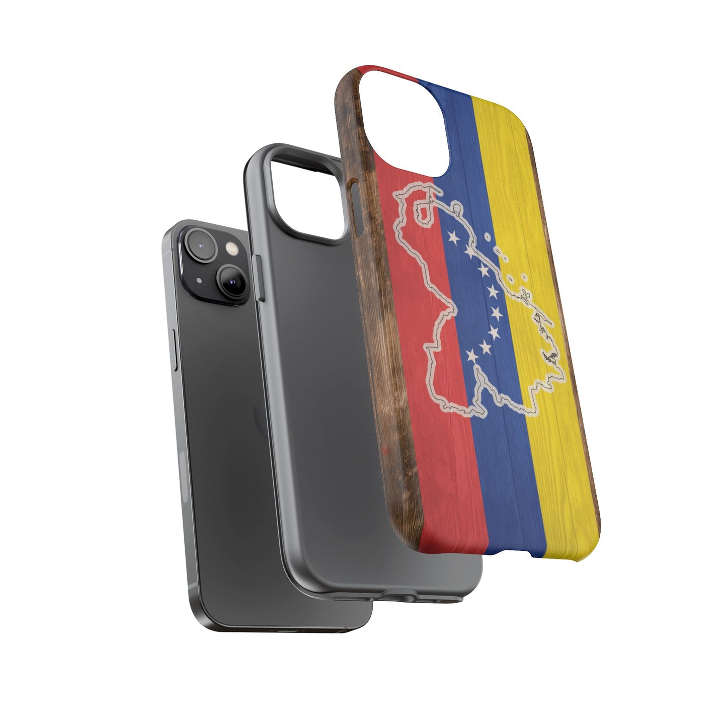 Venezuela Flag Phone Map Case Protective Tough Cover Flag of Venezuela Samsung Venezuelan Pride Hard Plastic Back Venezuela Map Cover