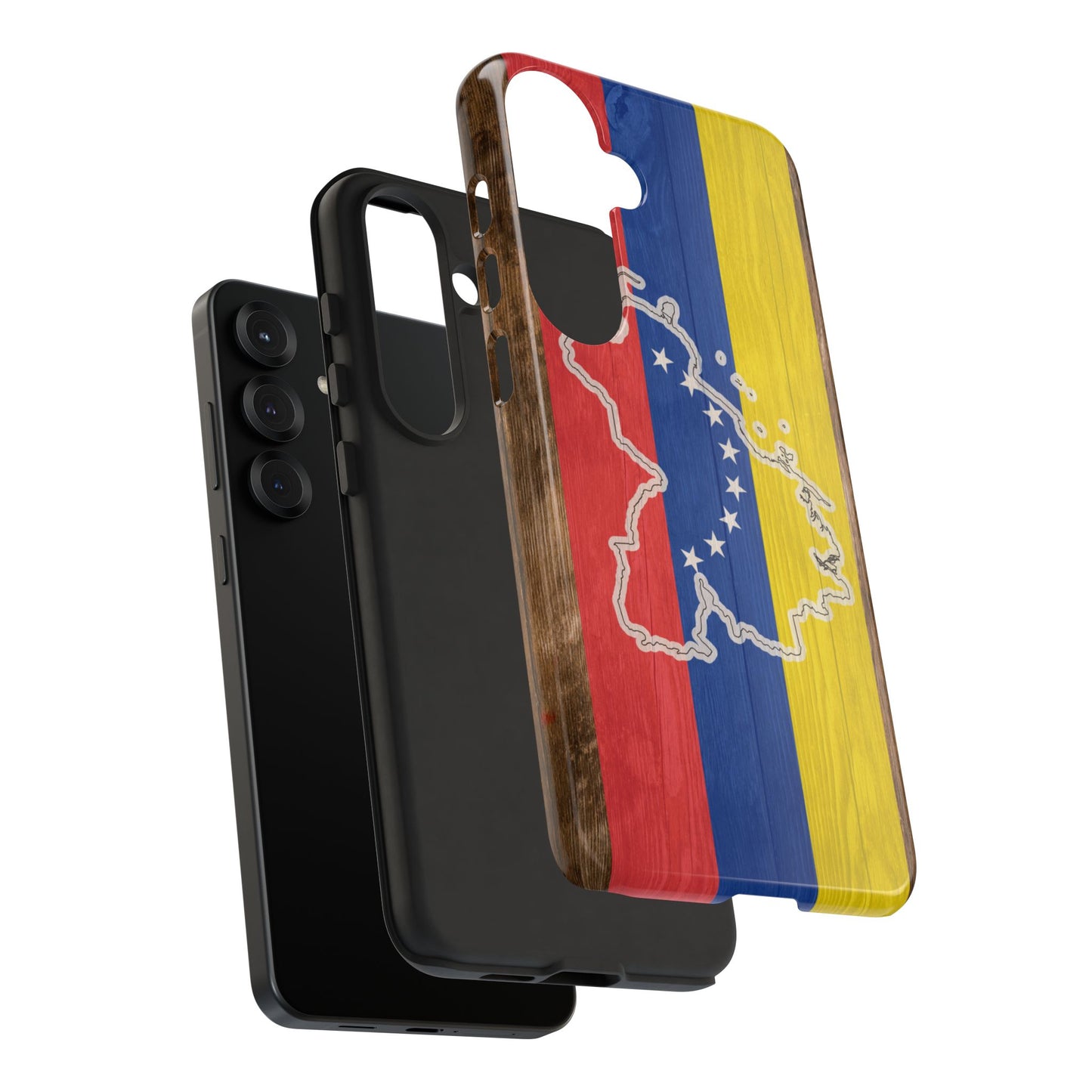 Venezuela Flag Phone Map Case Protective Tough Cover Flag of Venezuela Samsung Venezuelan Pride Hard Plastic Back Venezuela Map Cover