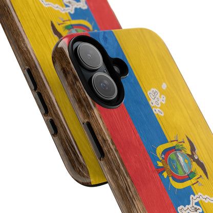 Ecuador Flag Phone Map Case Protective Tough Cover Flag of Ecuador Samsung Ecuadorian Pride Hard Plastic Back Ecuadorian Flag Cover