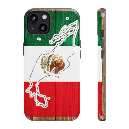 Phone Case, Mexican Flag Tough Case, Patriotic Mexico Phone Cover, Rugged Phone Protector, National Flag Phone Sleeve, Cinco de Mayo Gift