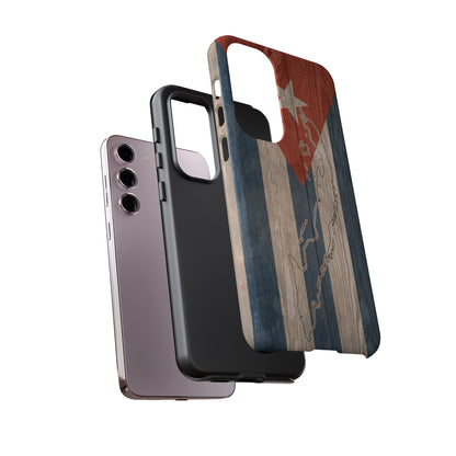 Phone Case Cuban Flag iPhone Case Protective Tough Cover Flag of Cuba Samsung Galaxy Cuban Pride Huawei P40 Lite Hard Plastic Back