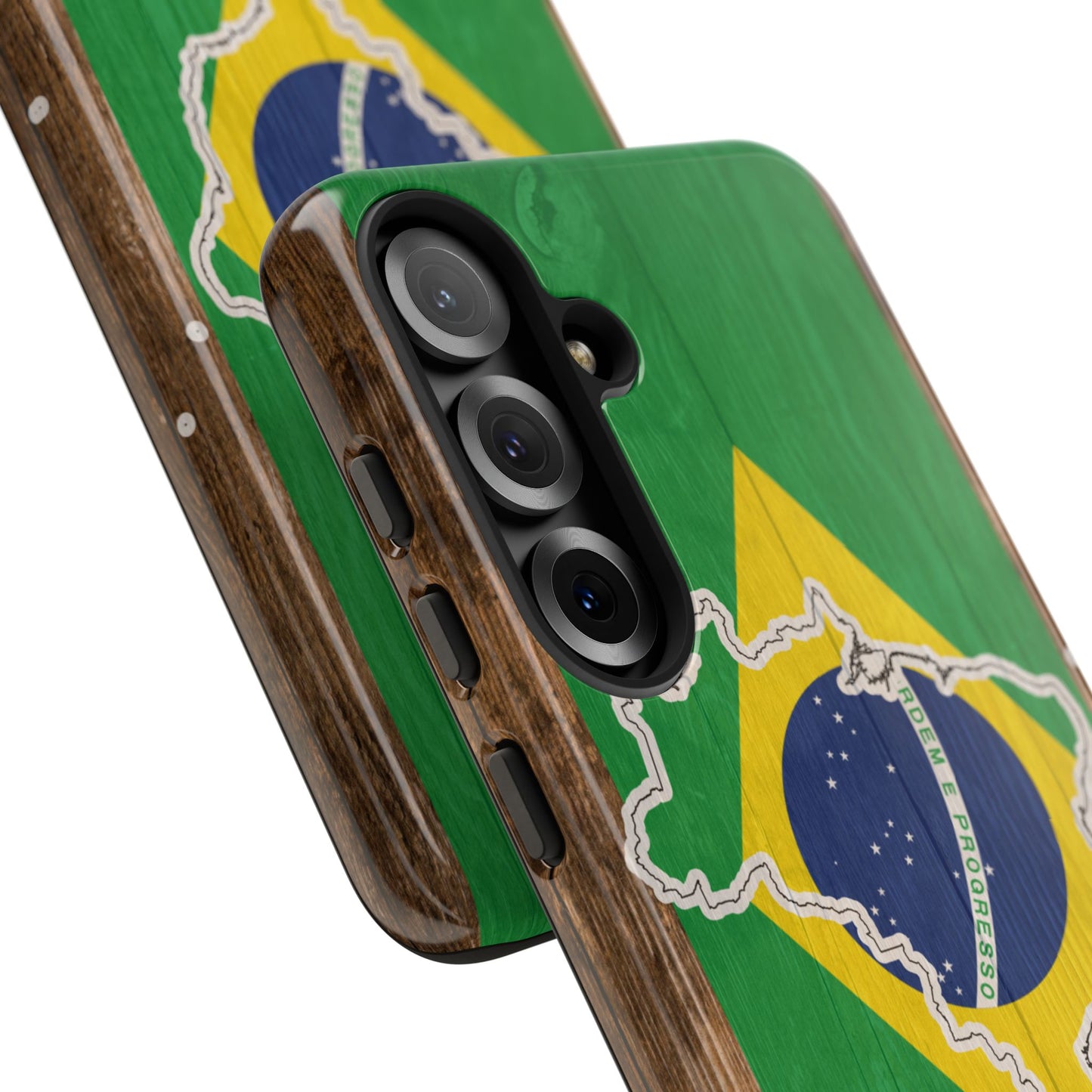 Brazil Flag Phone Map Case Protective Tough Cover Flag of Brazil Samsung Brazilian Pride Hard Plastic Back Brazil Flag Cover