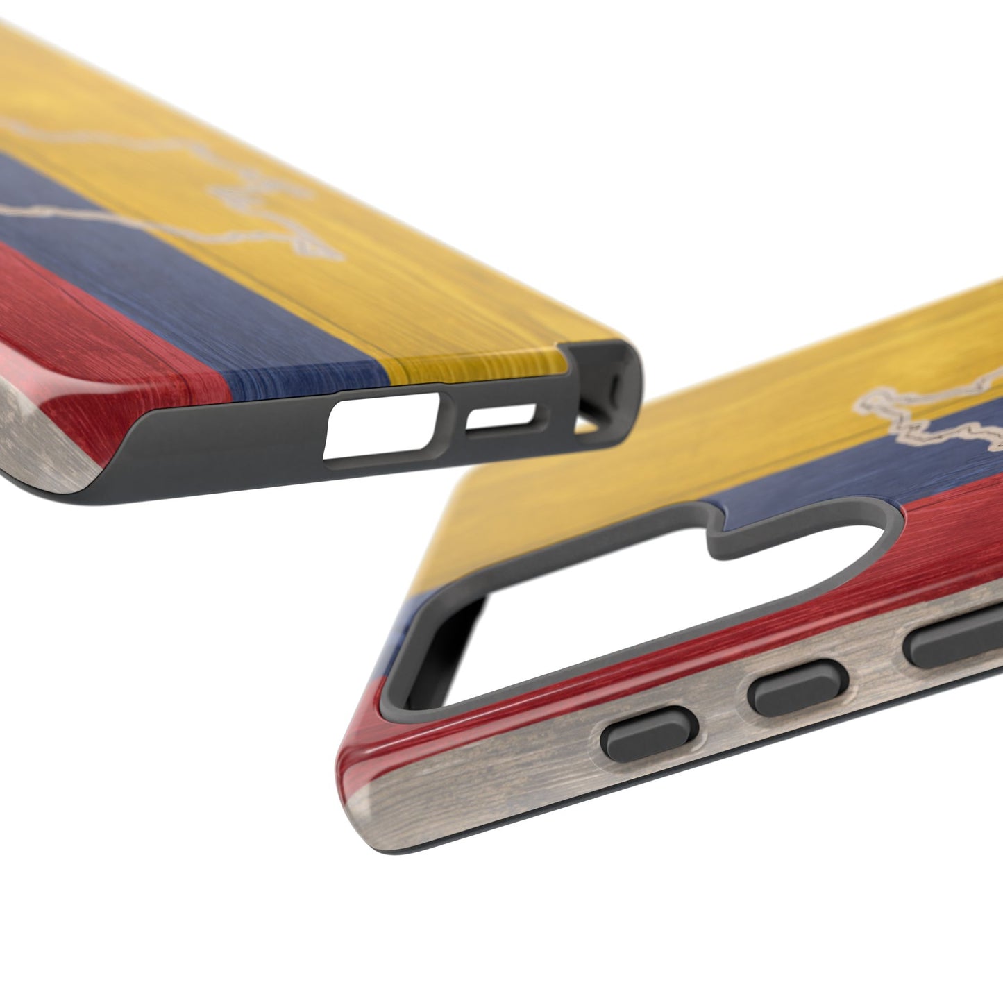 Colombian Flag Map Style iPhone Case Protective Tough Cover Flag of Colombia Samsung Colombian Pride Huawei Hard Plastic Back Colombia Phone