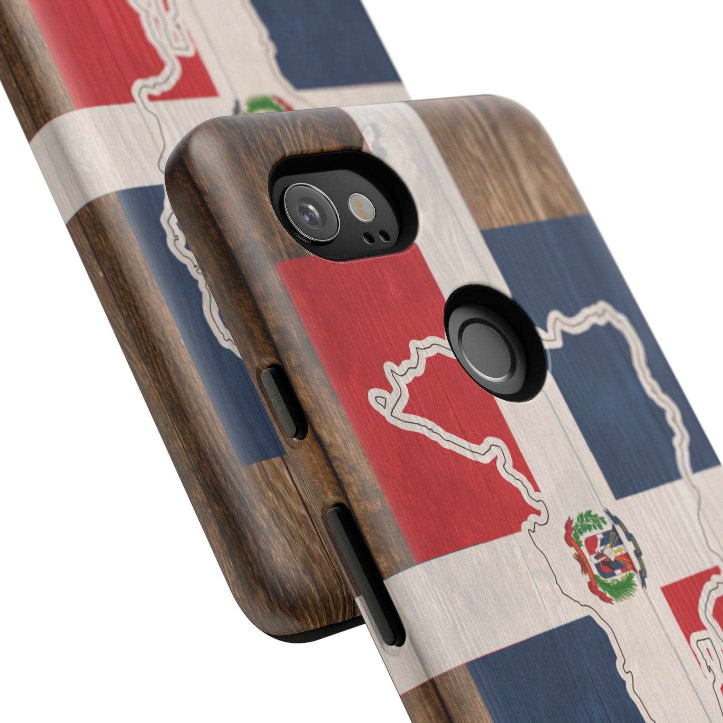 Dominican Republic Flag Phone Map Case Protective Tough Cover Flag of Dominican Pride Hard Plastic Back DR Flag Cover Dominicana