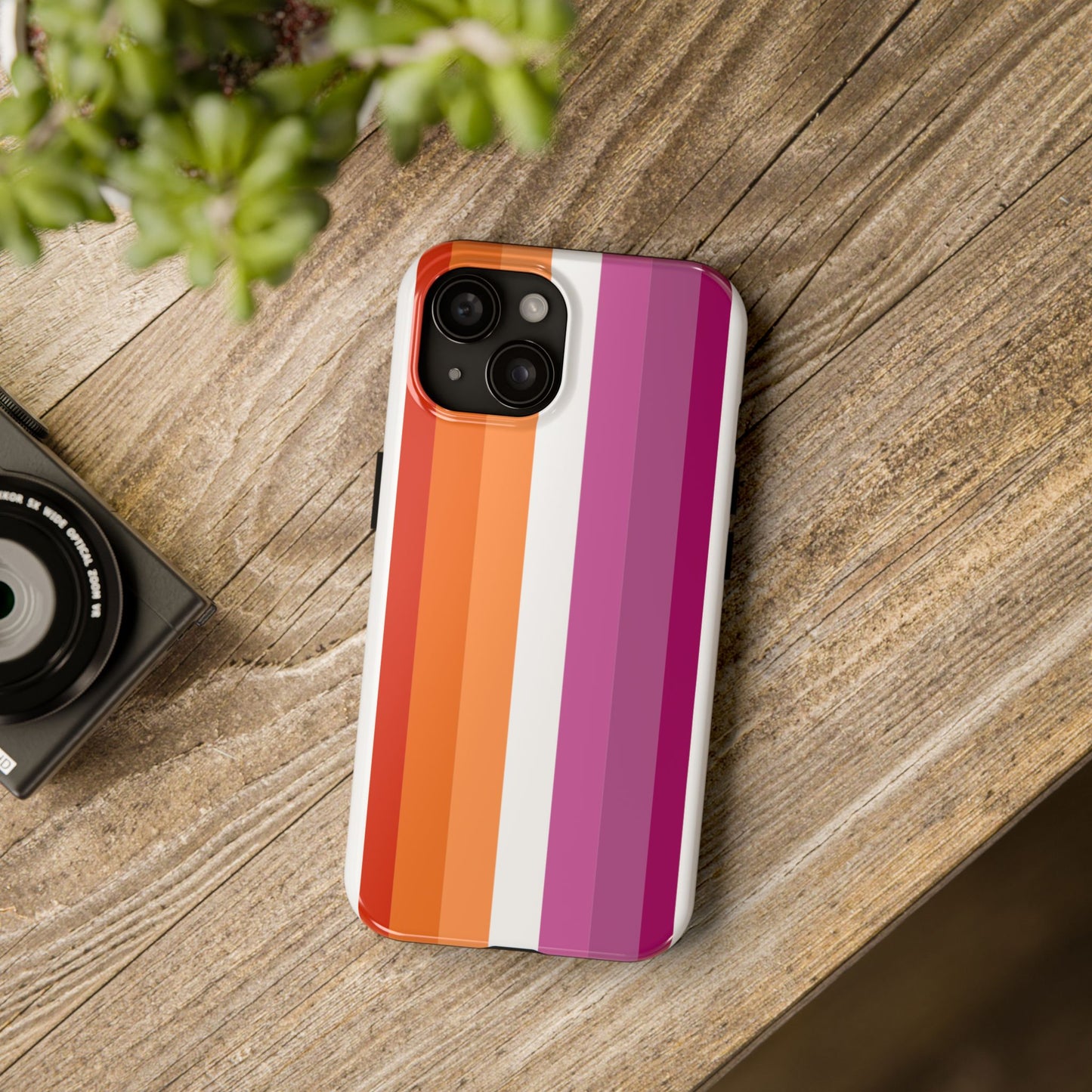 Lesbian Flag tough Impact-Resistant Phone Case