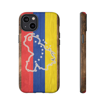 Venezuela Flag Phone Map Case Protective Tough Cover Flag of Venezuela Samsung Venezuelan Pride Hard Plastic Back Venezuela Map Cover