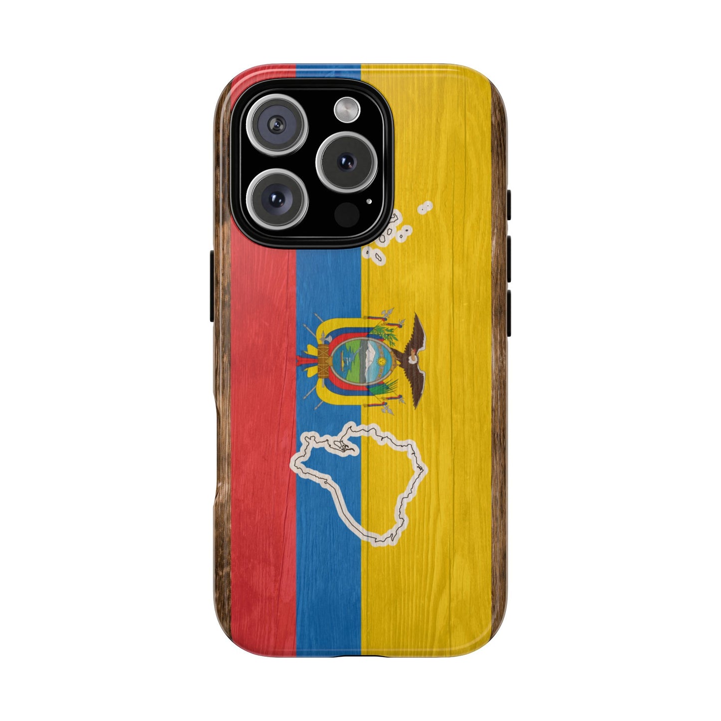 Ecuador Flag Phone Map Case Protective Tough Cover Flag of Ecuador Samsung Ecuadorian Pride Hard Plastic Back Ecuadorian Flag Cover