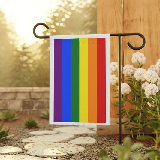 Garden Flag - Gay Rainbow Design