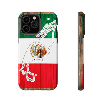 Phone Case, Mexican Flag Tough Case, Patriotic Mexico Phone Cover, Rugged Phone Protector, National Flag Phone Sleeve, Cinco de Mayo Gift