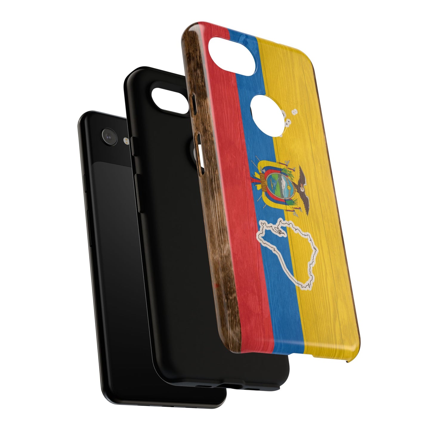 Ecuador Flag Phone Map Case Protective Tough Cover Flag of Ecuador Samsung Ecuadorian Pride Hard Plastic Back Ecuadorian Flag Cover