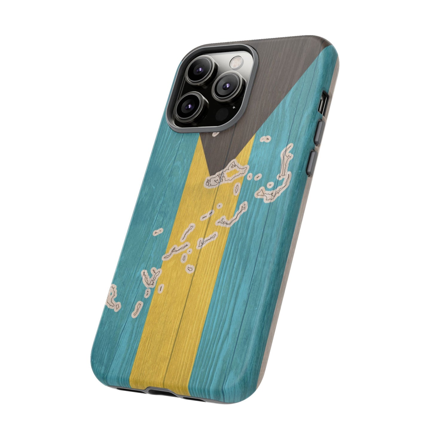 Bahamas Flag Phone Map Case Protective Tough Cover Flag of Bahamas Samsung Bahamian Pride Hard Plastic Back Bahamas Flag Cover