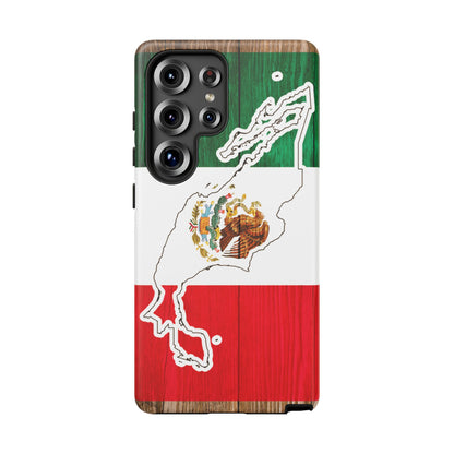 Phone Case, Mexican Flag Tough Case, Patriotic Mexico Phone Cover, Rugged Phone Protector, National Flag Phone Sleeve, Cinco de Mayo Gift