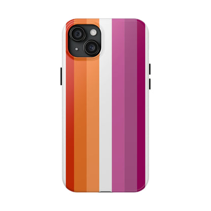 Lesbian Flag tough Impact-Resistant Phone Case