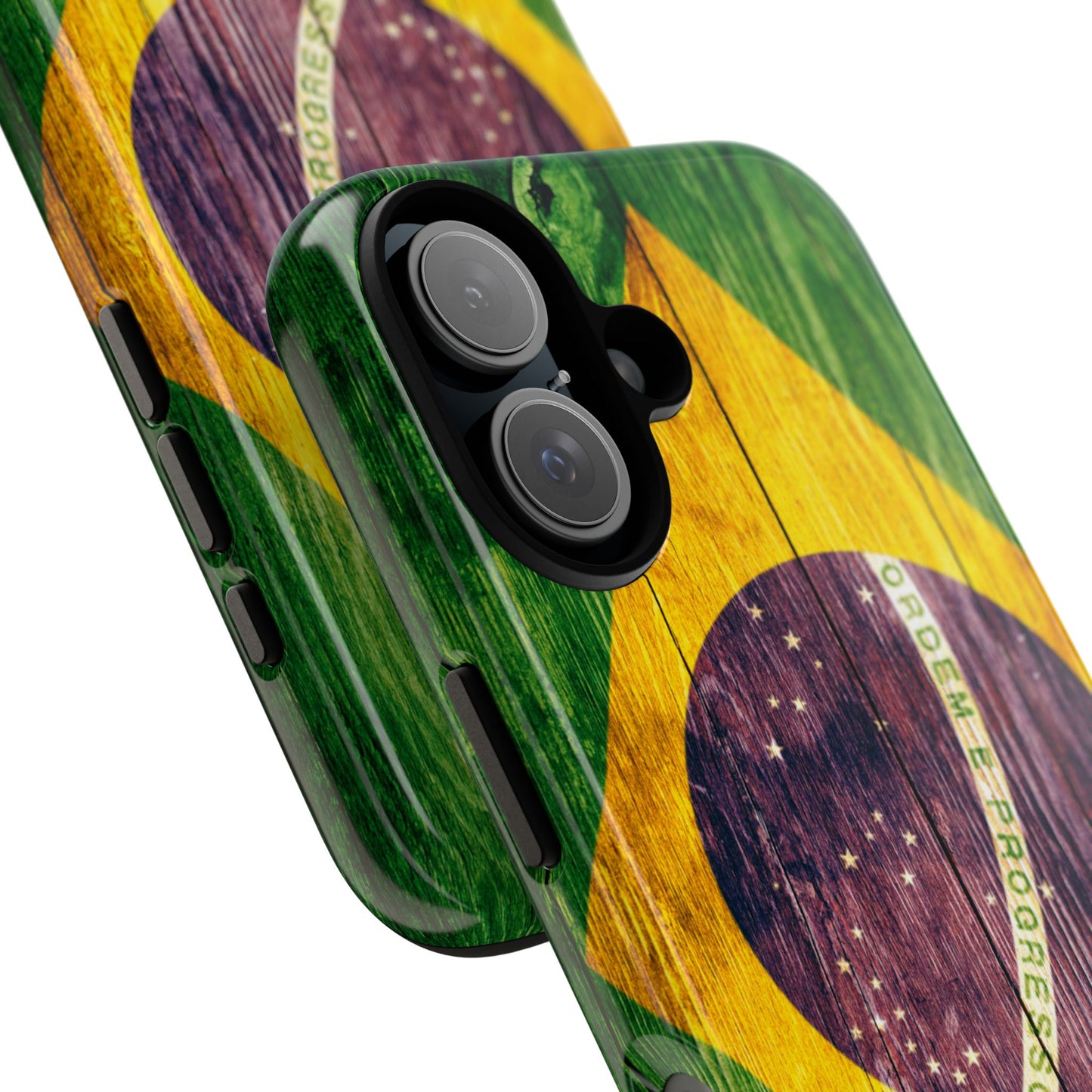 Brazil Phone Case Protective Tough Cover Flag of Brazil Samsung Brazilian Pride Hard Plastic Back Brazil Flag Cover IPhone Souvenir Gift Protective Case