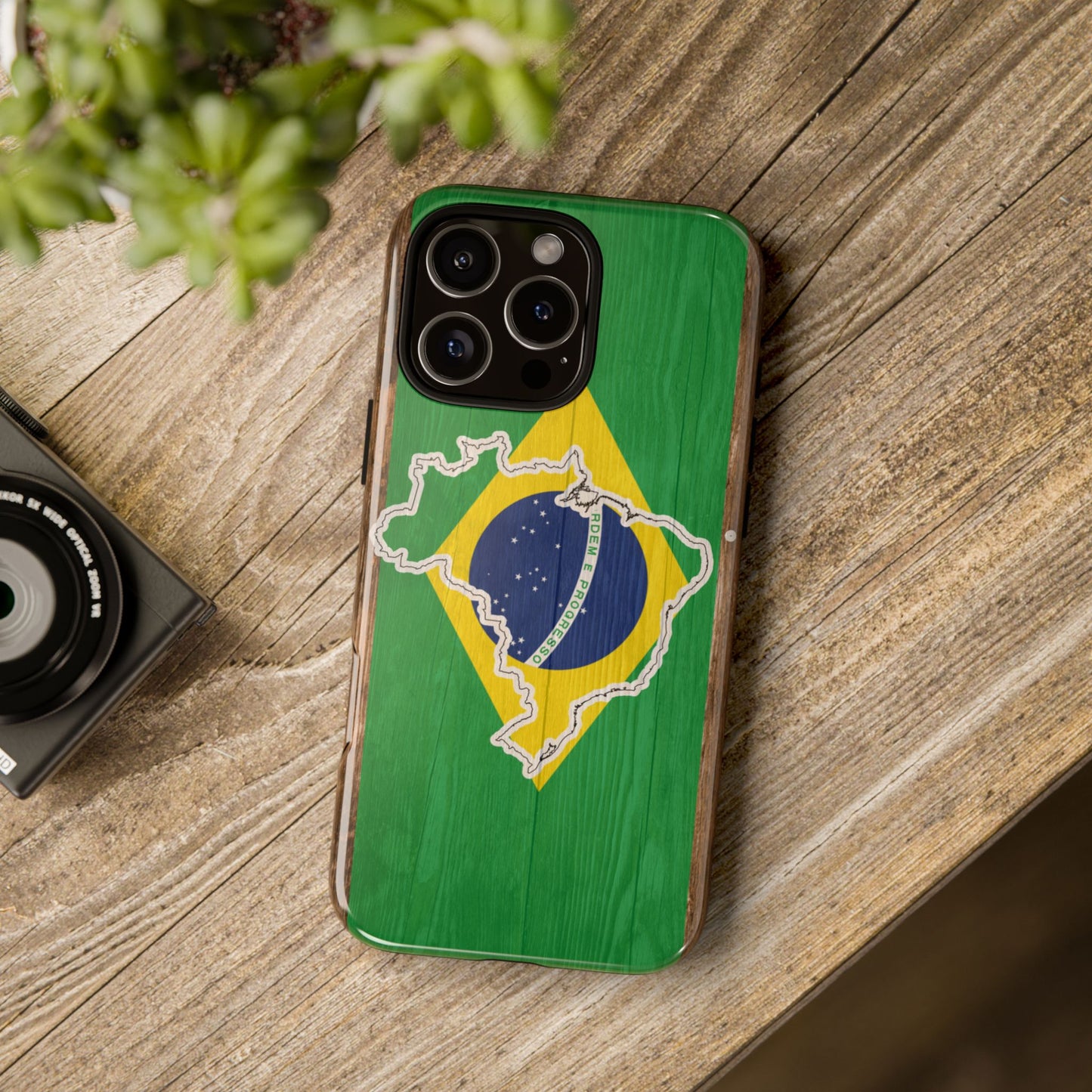 Brazil Flag Phone Map Case Protective Tough Cover Flag of Brazil Samsung Brazilian Pride Hard Plastic Back Brazil Flag Cover