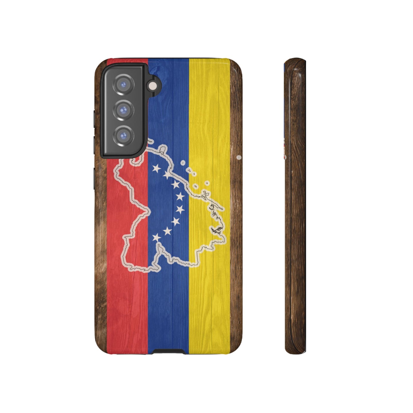 Venezuela Flag Phone Map Case Protective Tough Cover Flag of Venezuela Samsung Venezuelan Pride Hard Plastic Back Venezuela Map Cover