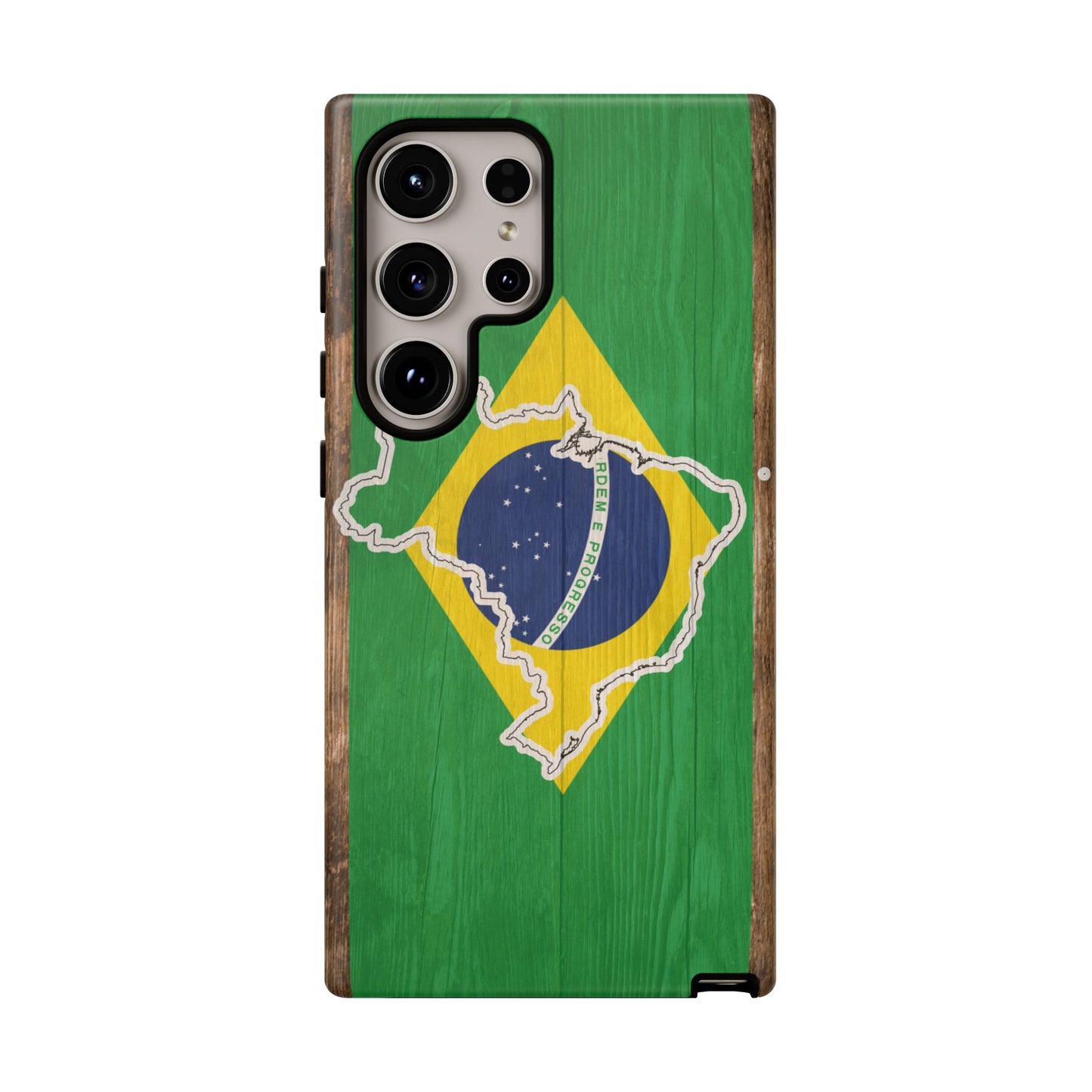 Brazil Flag Phone Map Case Protective Tough Cover Flag of Brazil Samsung Brazilian Pride Hard Plastic Back Brazil Flag Cover