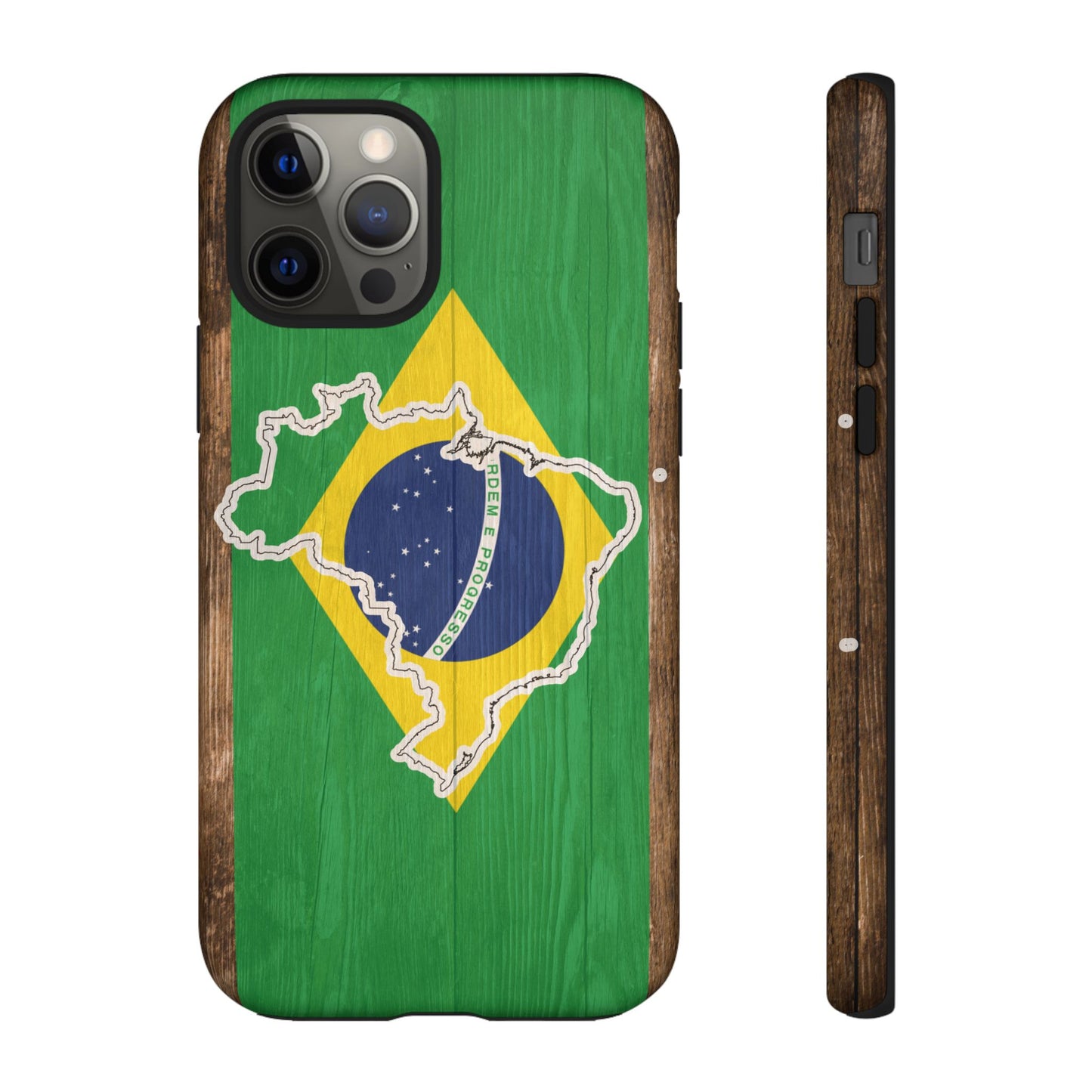 Brazil Flag Phone Map Case Protective Tough Cover Flag of Brazil Samsung Brazilian Pride Hard Plastic Back Brazil Flag Cover