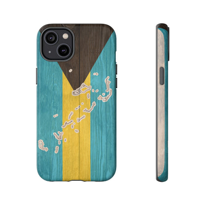 Bahamas Flag Phone Map Case Protective Tough Cover Flag of Bahamas Samsung Bahamian Pride Hard Plastic Back Bahamas Flag Cover