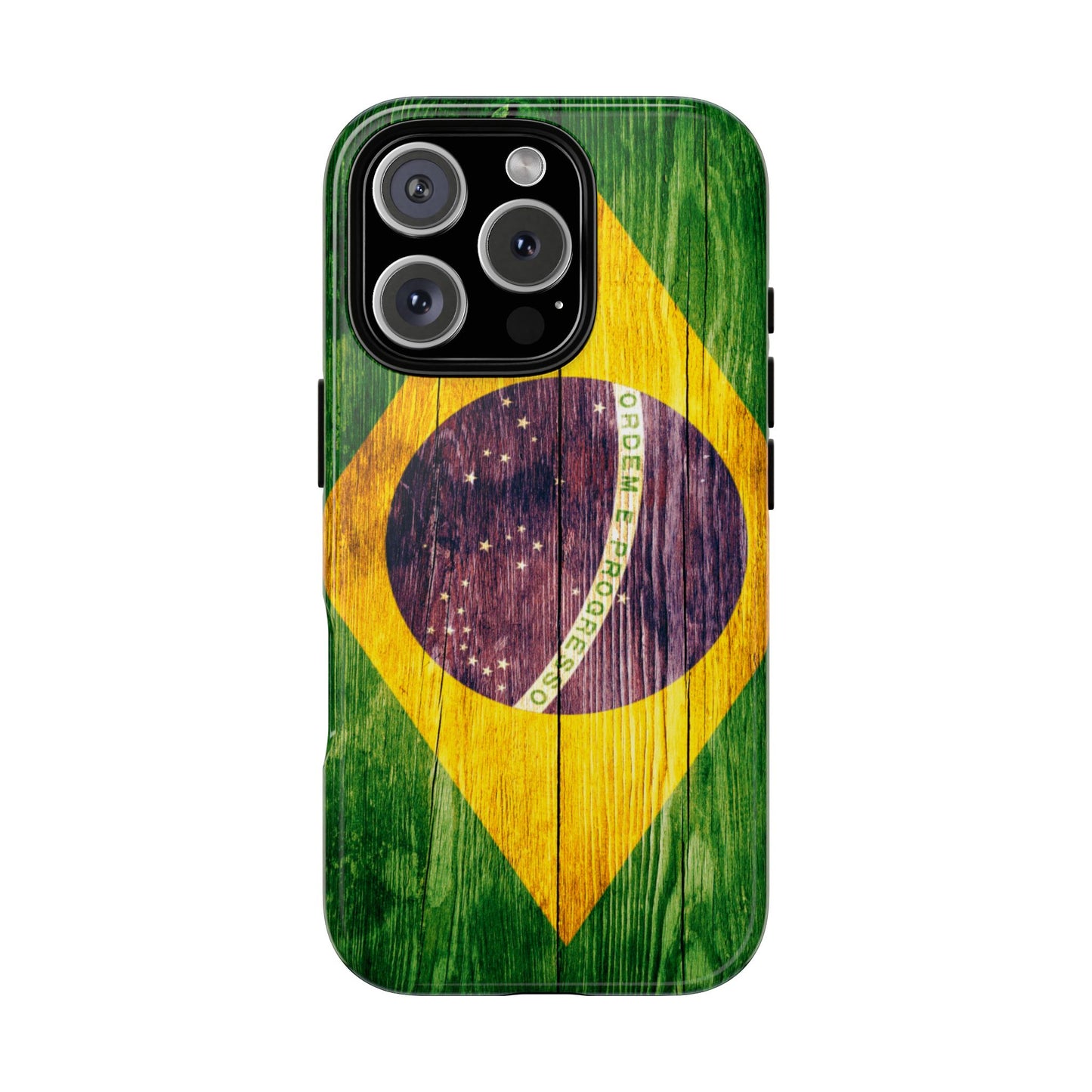 Brazil Phone Case Protective Tough Cover Flag of Brazil Samsung Brazilian Pride Hard Plastic Back Brazil Flag Cover IPhone Souvenir Gift Protective Case