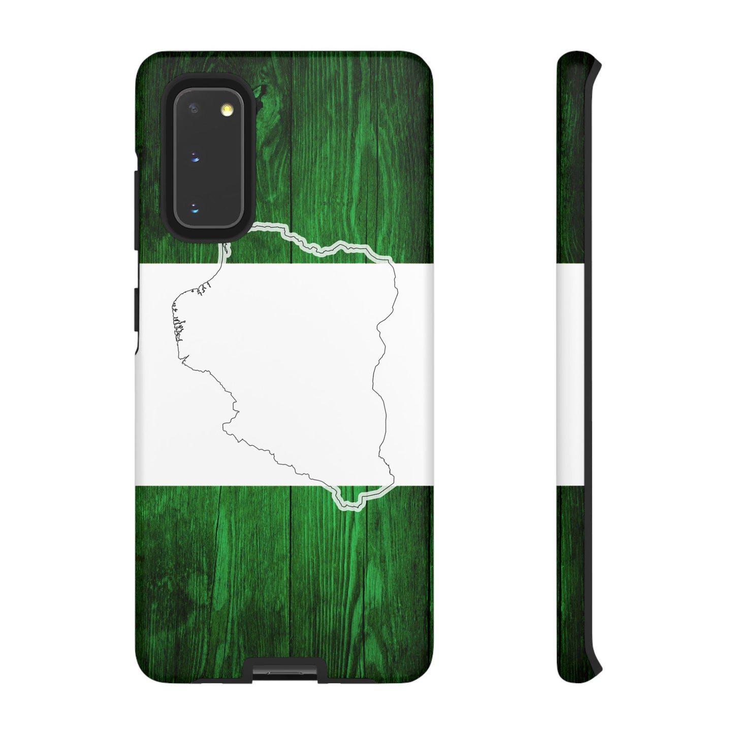 Nigeria Flag Phone Case, African Nation Protective Cover, Nigeria Pride Accessory, Tough Phone Case for Patriots, Nigerian Flag Mobile Case