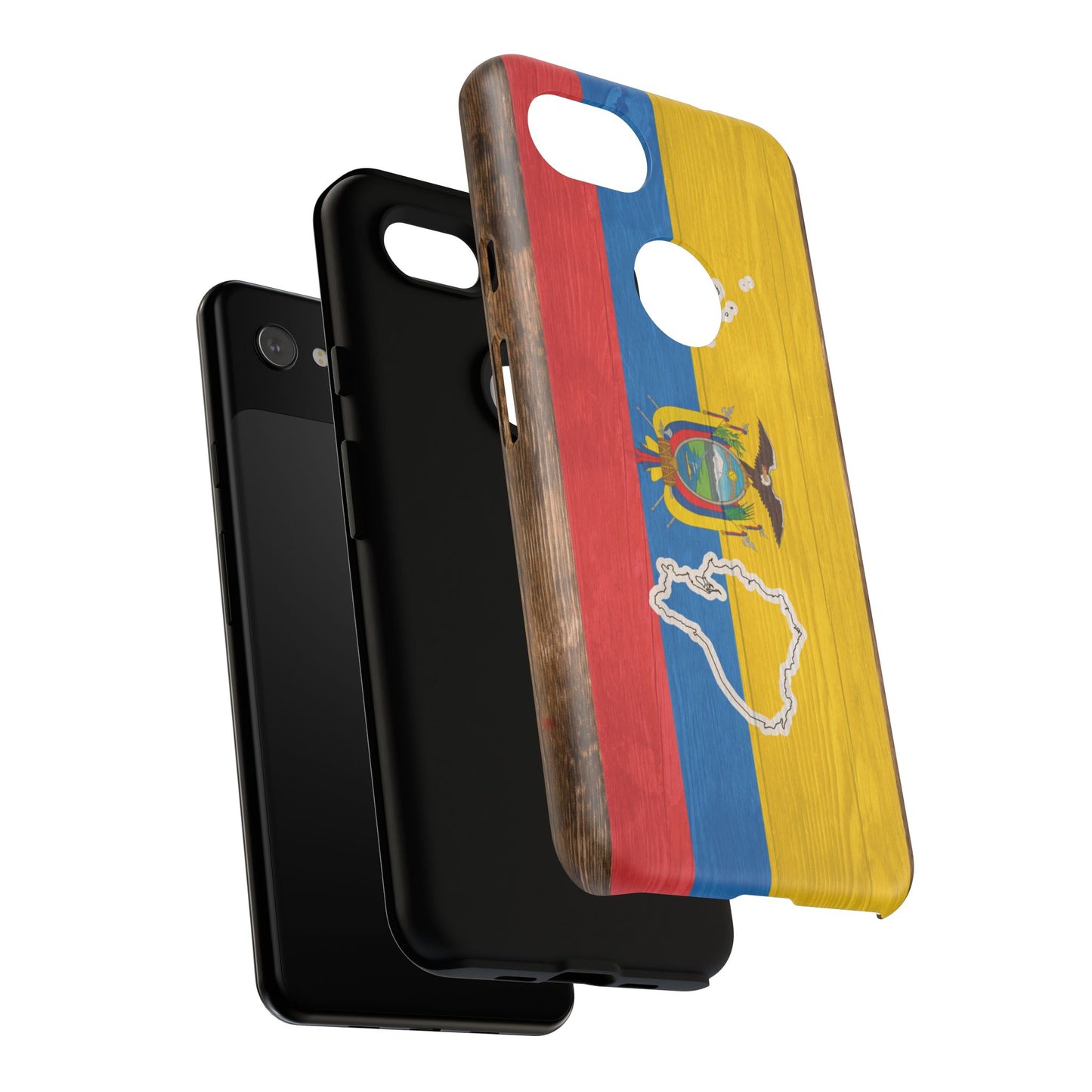 Ecuador Flag Phone Map Case Protective Tough Cover Flag of Ecuador Samsung Ecuadorian Pride Hard Plastic Back Ecuadorian Flag Cover