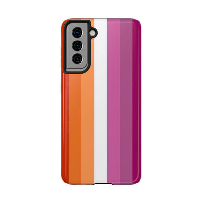 Lesbian Flag tough Impact-Resistant Phone Case