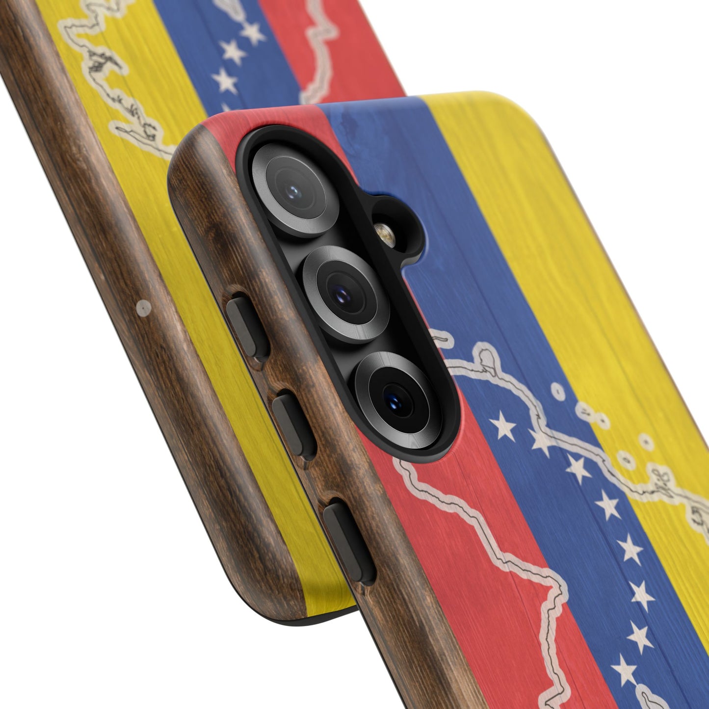 Venezuela Flag Phone Map Case Protective Tough Cover Flag of Venezuela Samsung Venezuelan Pride Hard Plastic Back Venezuela Map Cover