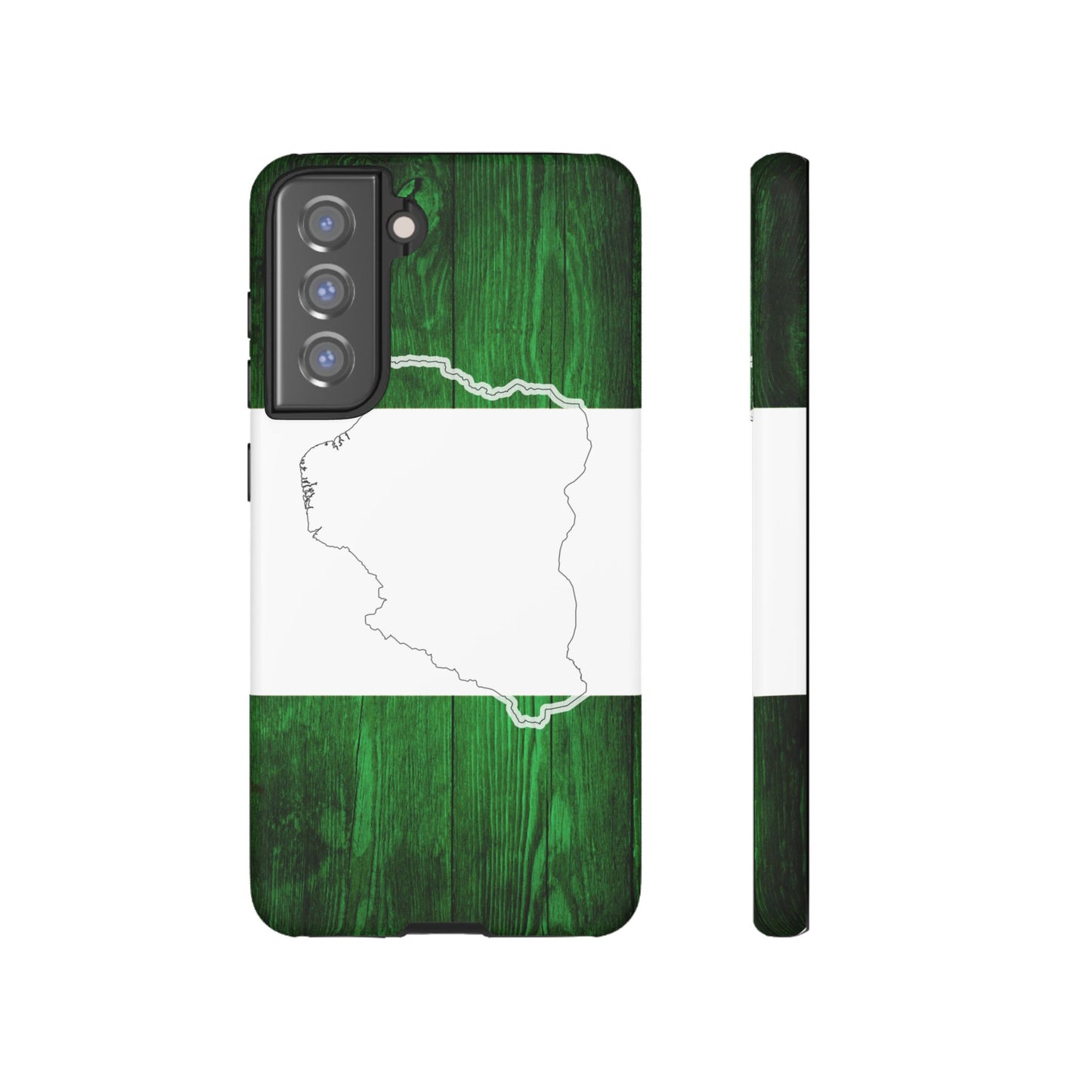 Nigeria Flag Phone Case, African Nation Protective Cover, Nigeria Pride Accessory, Tough Phone Case for Patriots, Nigerian Flag Mobile Case
