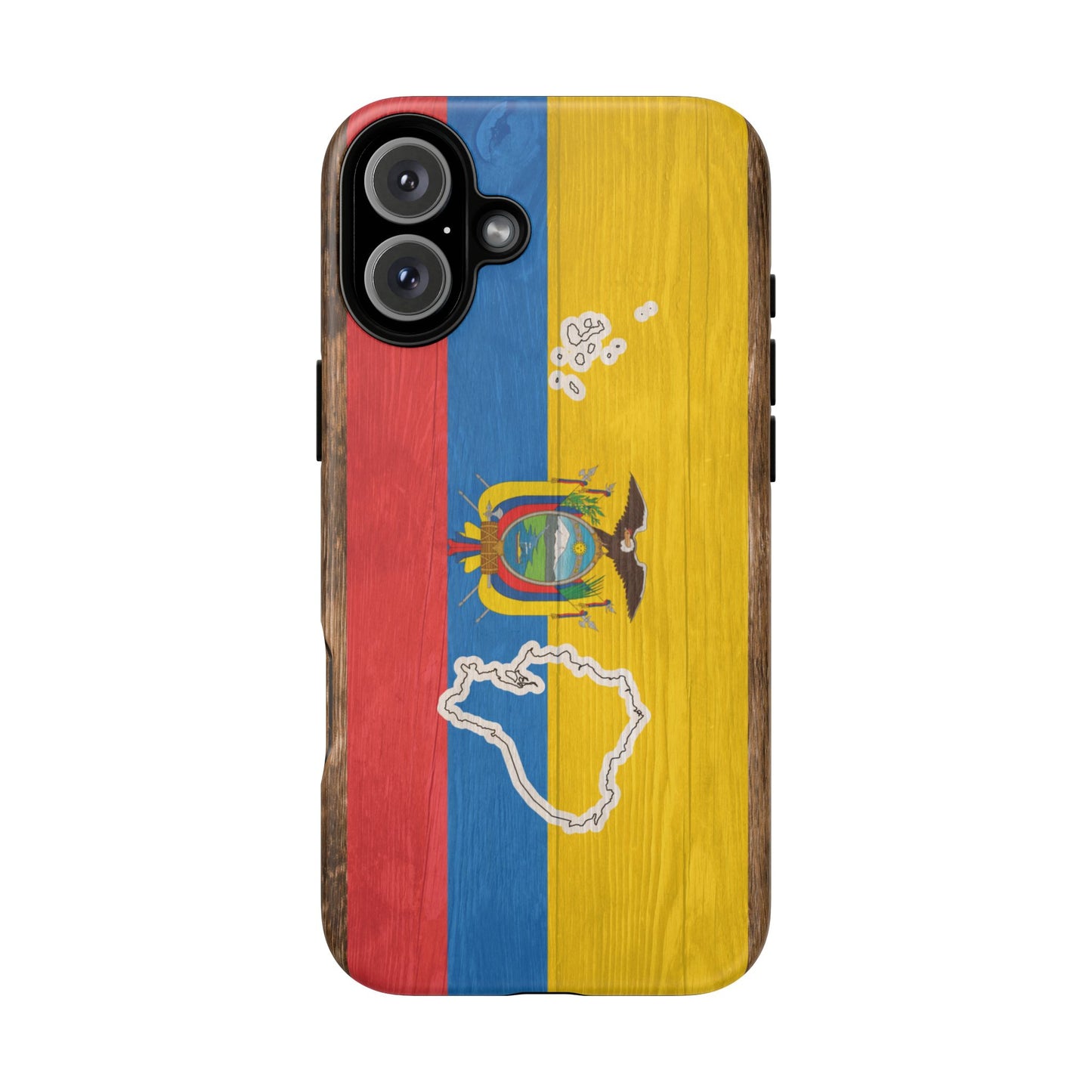 Ecuador Flag Phone Map Case Protective Tough Cover Flag of Ecuador Samsung Ecuadorian Pride Hard Plastic Back Ecuadorian Flag Cover