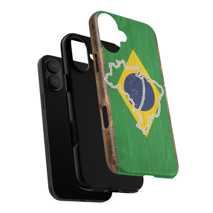 Brazil Flag Phone Map Case Protective Tough Cover Flag of Brazil Samsung Brazilian Pride Hard Plastic Back Brazil Flag Cover