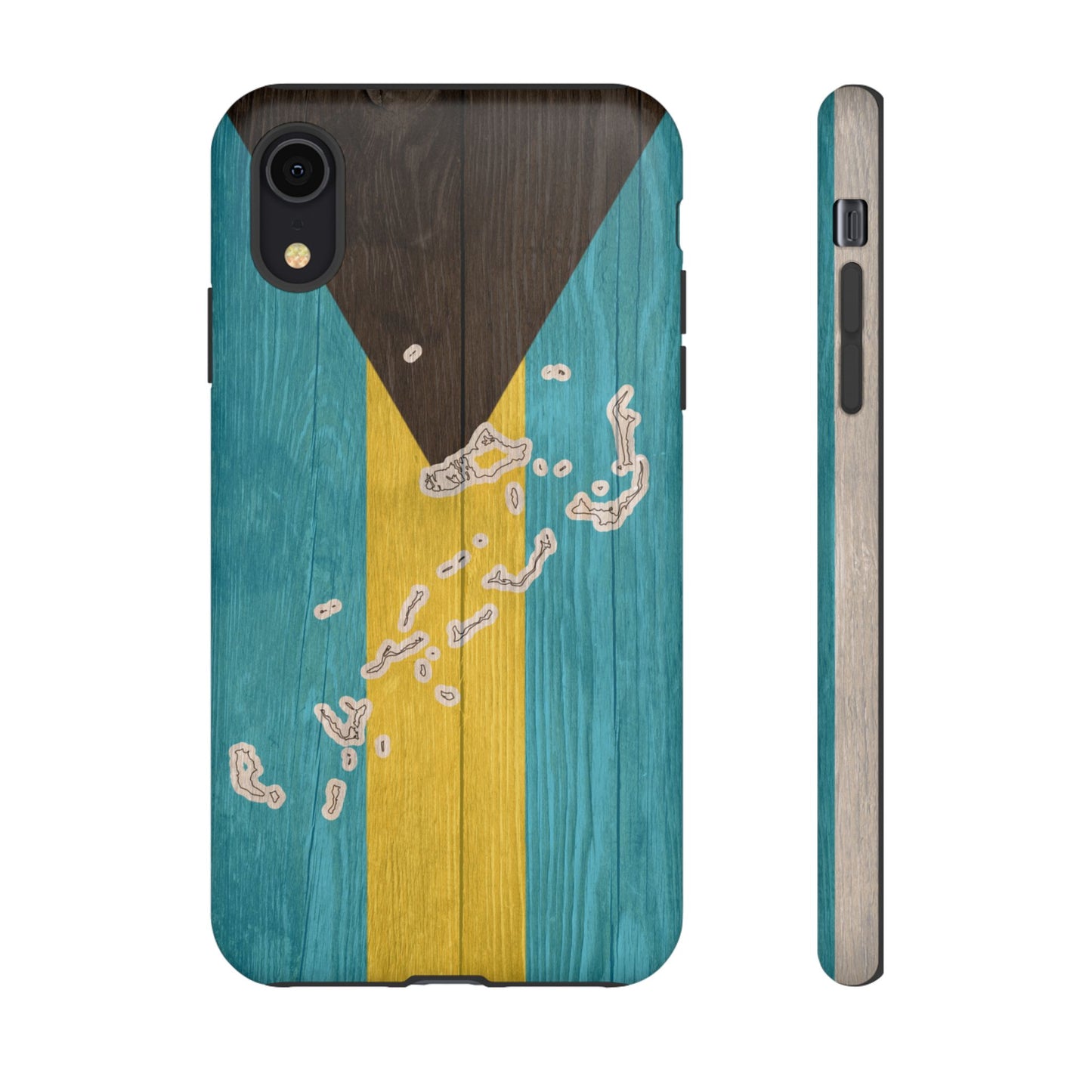 Bahamas Flag Phone Map Case Protective Tough Cover Flag of Bahamas Samsung Bahamian Pride Hard Plastic Back Bahamas Flag Cover