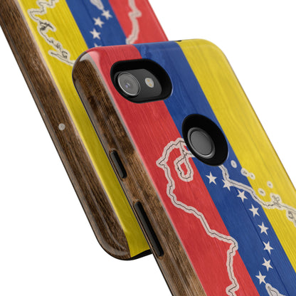 Venezuela Flag Phone Map Case Protective Tough Cover Flag of Venezuela Samsung Venezuelan Pride Hard Plastic Back Venezuela Map Cover