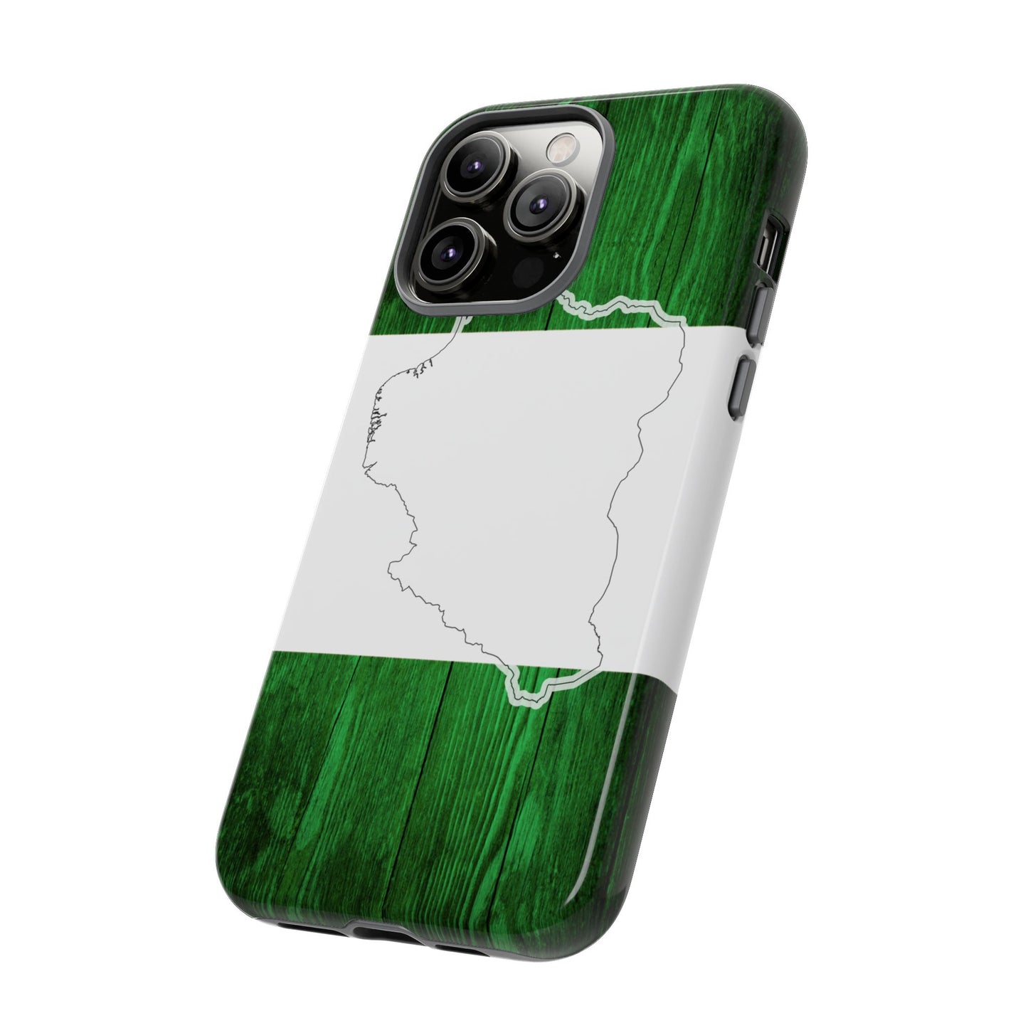 Nigeria Flag Phone Case, African Nation Protective Cover, Nigeria Pride Accessory, Tough Phone Case for Patriots, Nigerian Flag Mobile Case