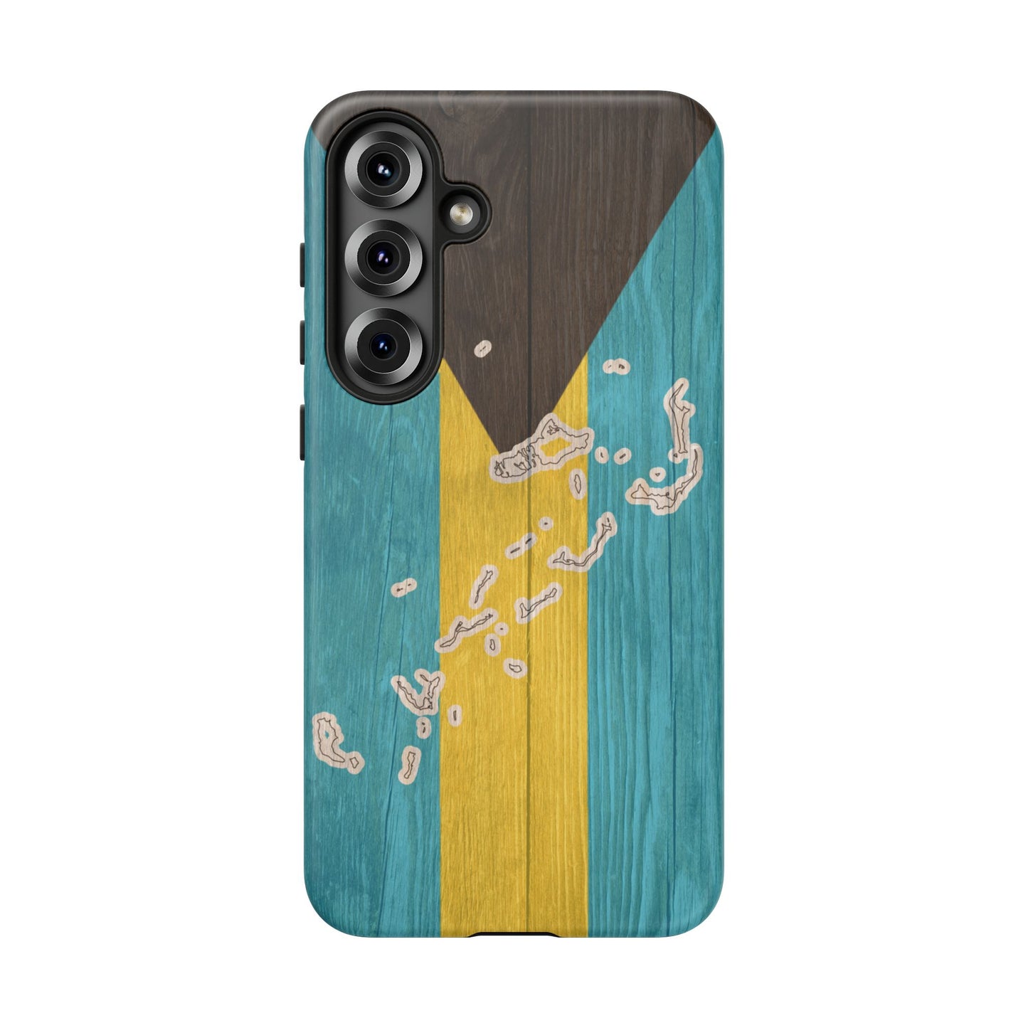 Bahamas Flag Phone Map Case Protective Tough Cover Flag of Bahamas Samsung Bahamian Pride Hard Plastic Back Bahamas Flag Cover