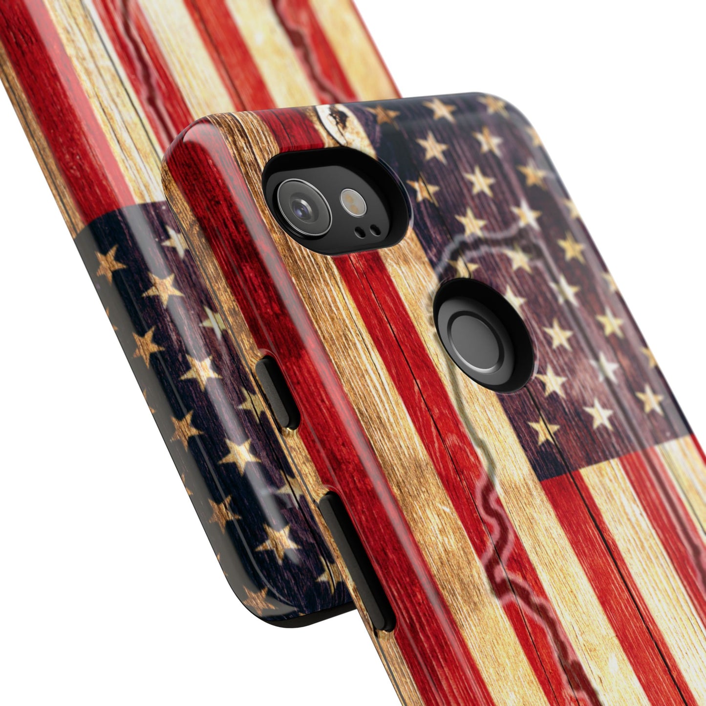 USA flag & map tough phone case for iPhone Samsung Google Patriotic impact-resistant cover with UV protection and shock absorption USA Flag