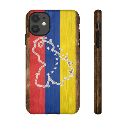 Venezuela Flag Phone Map Case Protective Tough Cover Flag of Venezuela Samsung Venezuelan Pride Hard Plastic Back Venezuela Map Cover