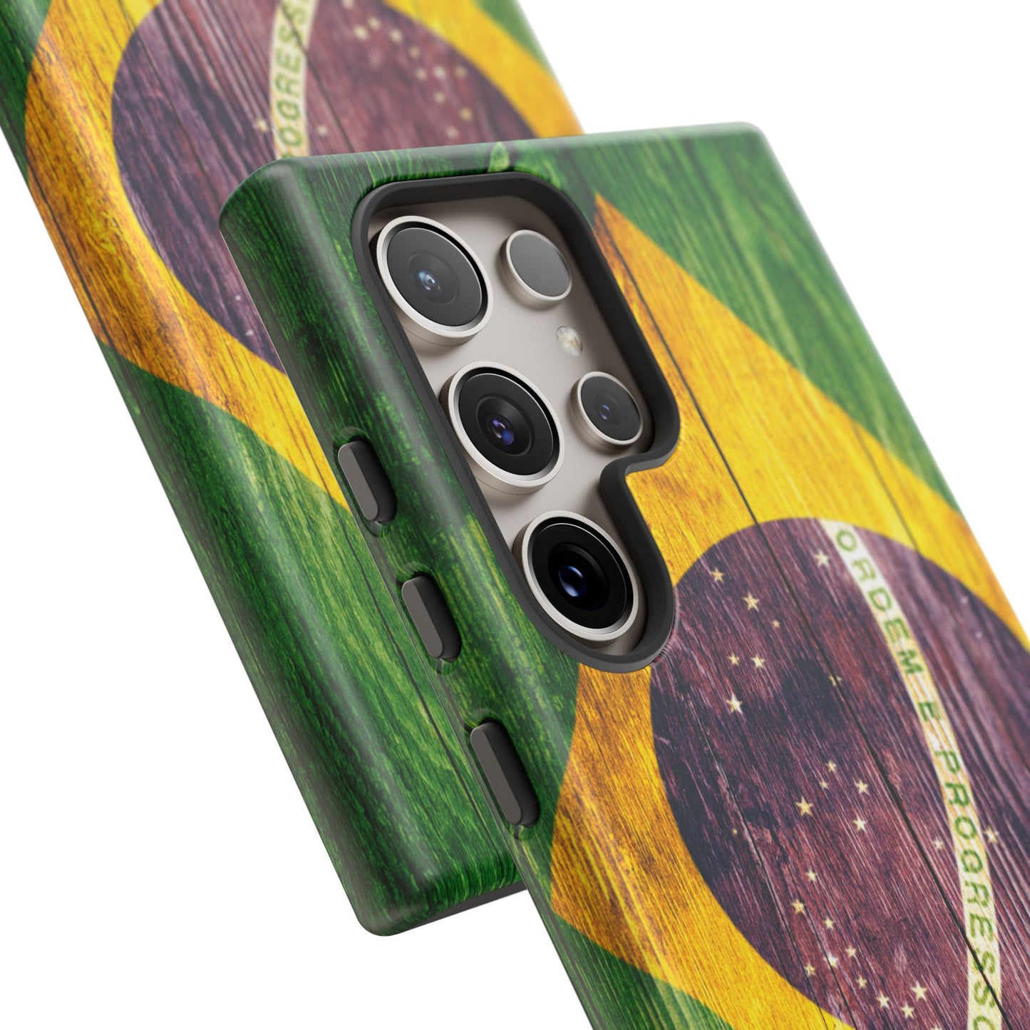 Brazil Phone Case Protective Tough Cover Flag of Brazil Samsung Brazilian Pride Hard Plastic Back Brazil Flag Cover IPhone Souvenir Gift Protective Case