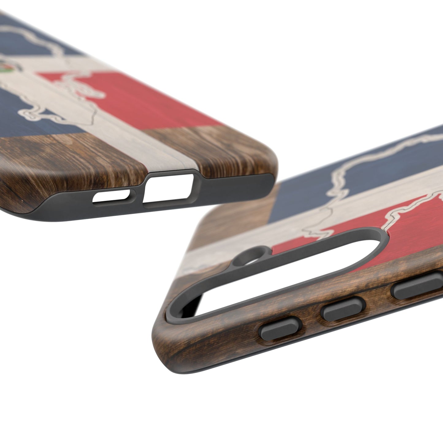 Dominican Republic Flag Phone Map Case Protective Tough Cover Flag of Dominican Pride Hard Plastic Back DR Flag Cover Dominicana