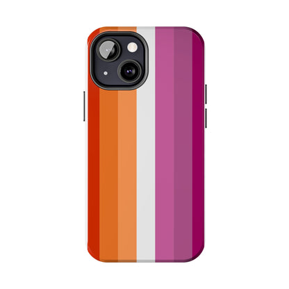 Lesbian Flag tough Impact-Resistant Phone Case