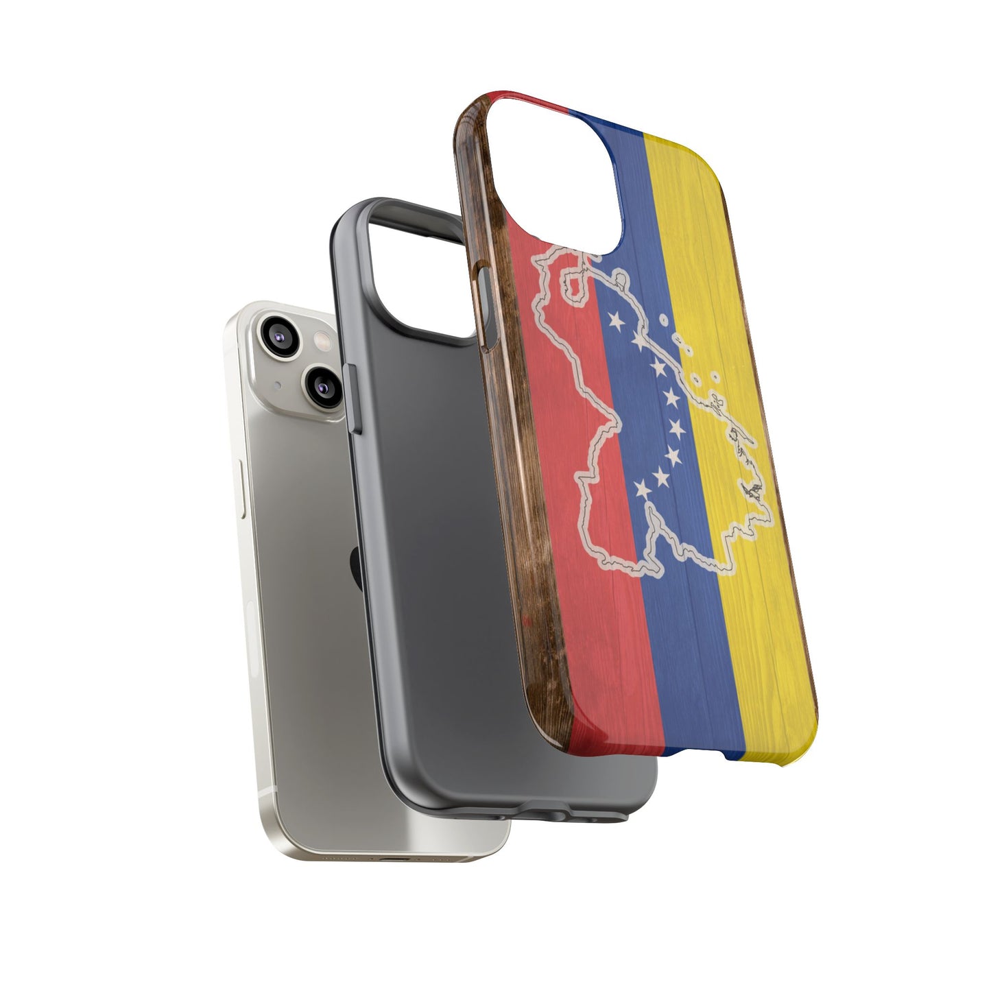 Venezuela Flag Phone Map Case Protective Tough Cover Flag of Venezuela Samsung Venezuelan Pride Hard Plastic Back Venezuela Map Cover