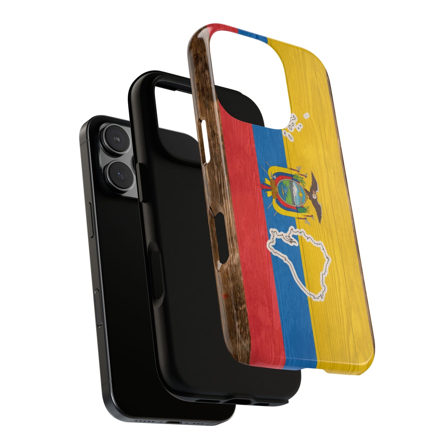 Ecuador Flag Phone Map Case Protective Tough Cover Flag of Ecuador Samsung Ecuadorian Pride Hard Plastic Back Ecuadorian Flag Cover