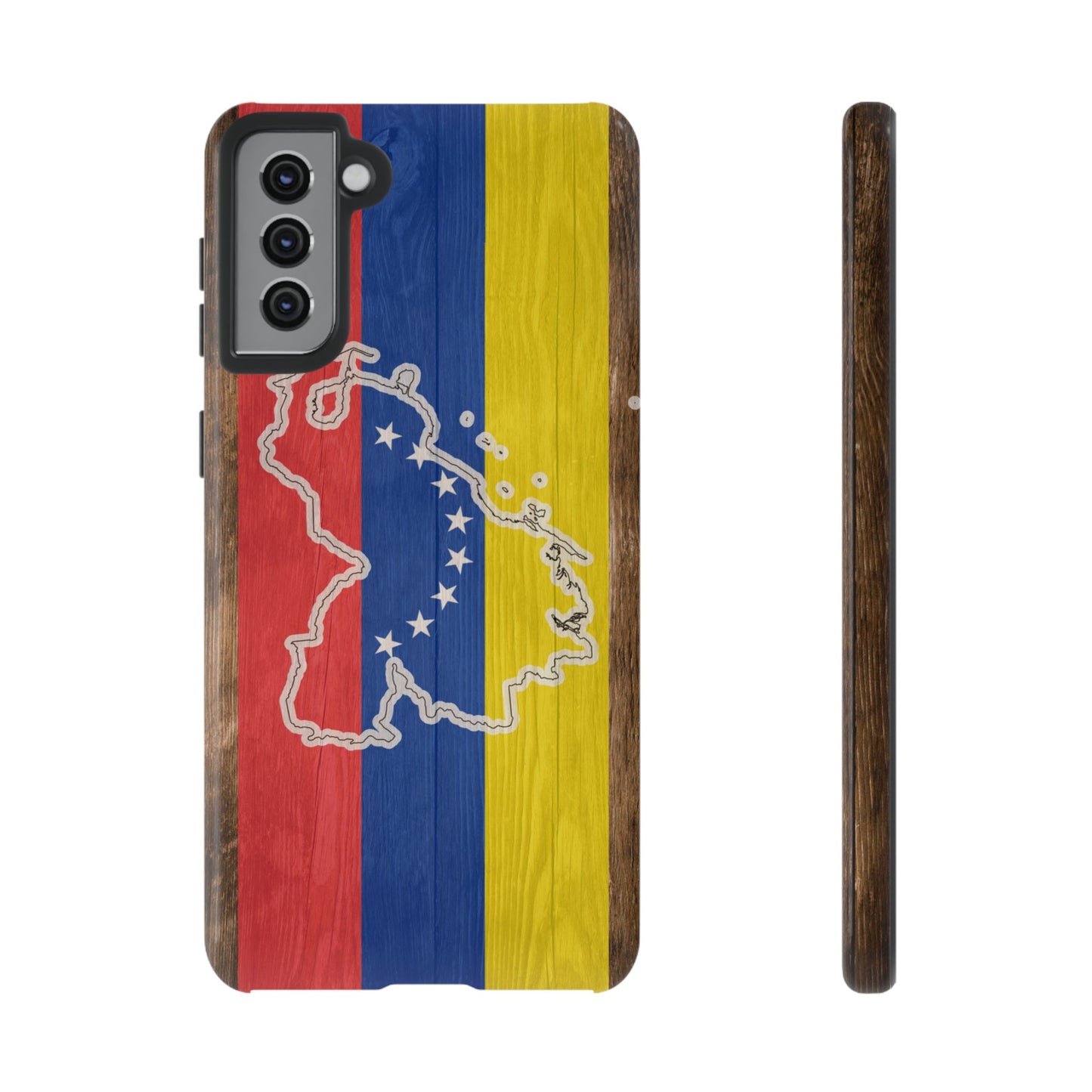 Venezuela Flag Phone Map Case Protective Tough Cover Flag of Venezuela Samsung Venezuelan Pride Hard Plastic Back Venezuela Map Cover