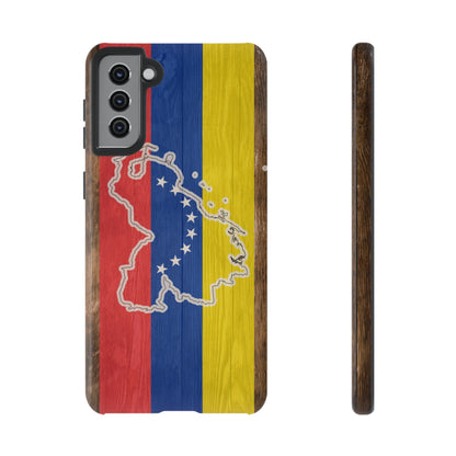 Venezuela Flag Phone Map Case Protective Tough Cover Flag of Venezuela Samsung Venezuelan Pride Hard Plastic Back Venezuela Map Cover